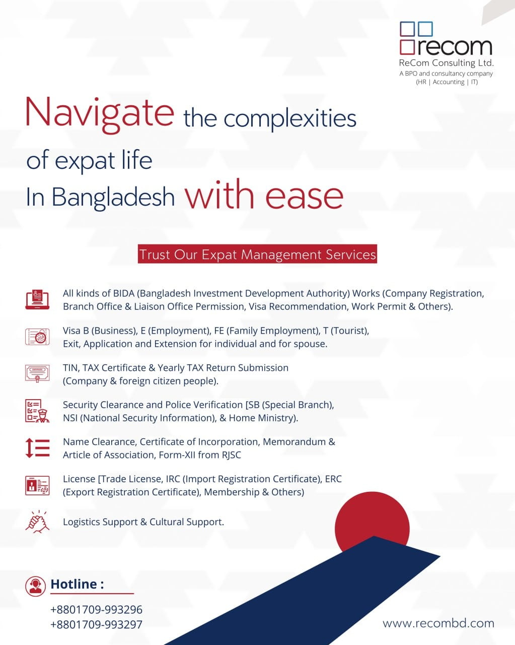 Simplify Business in Bangladesh with Recom Services